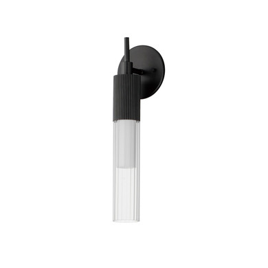 Sconces Single Glass by ET2 ( 86 | E11010-144BK Reeds ) 
