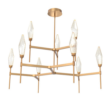 Large Chandeliers Glass Shade by Hammerton Studio ( 404 | CHB0050-54-NB-CA-001-L3 Rock Crystal ) 