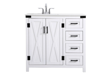 Plumbing Bath Chests/Vanities by Elegant Lighting ( 173 | VF90236WH Grant ) 