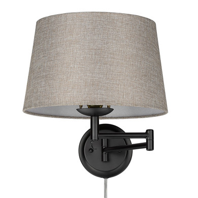 Lamps Wall by Golden ( 62 | 3692-A1W BLK-NS Eleanor ) 