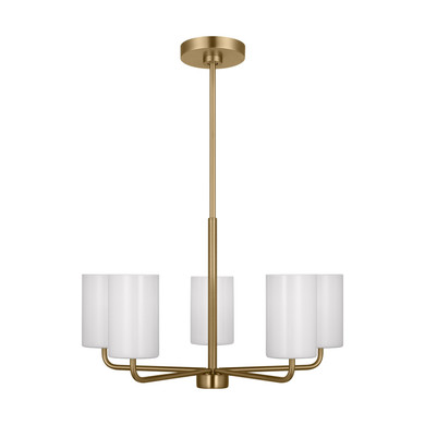 Mid. Chandeliers Glass Up by Generation Lighting ( 1 | GLC1015SB Rhett ) 
