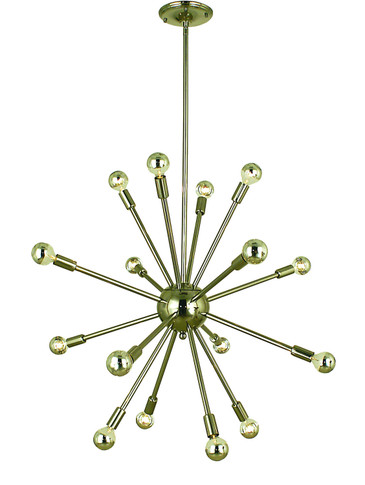 Mid. Chandeliers Starburst by Framburg ( 8 | 4395 PN Simone ) 