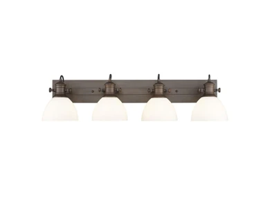 Bathroom Fixtures Four Lights by Golden ( 62 | 3118-BA4 RBZ-OP Hines ) 