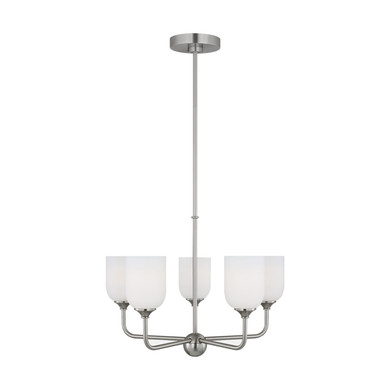 Mid. Chandeliers Glass Up by Generation Lighting ( 1 | GLC1085BS Emile ) 