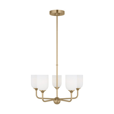 Mid. Chandeliers Glass Up by Generation Lighting ( 1 | GLC1085SB Emile ) 