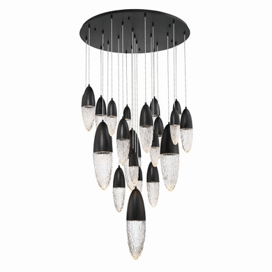 Large Chandeliers Glass Shade by Eurofase ( 40 | 43860-025 Ecrou ) 