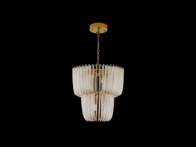 Mid. Chandeliers Empire/Basket by Golden ( 62 | 4285-9 TG Shahi ) 