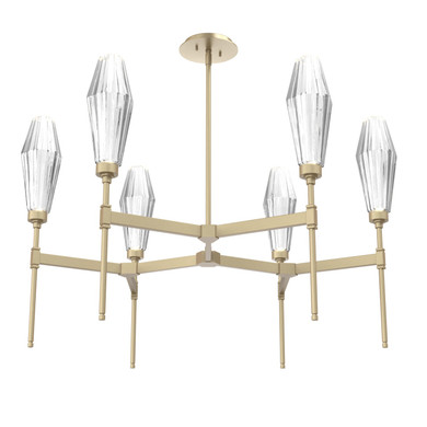 Mid. Chandeliers Glass Up by Hammerton Studio ( 404 | CHB0049-37-GB-RC-001-L3 Aalto ) 