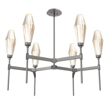 Mid. Chandeliers Glass Up by Hammerton Studio ( 404 | CHB0049-37-GP-RA-001-L1 Aalto ) 