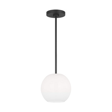 Mini Pendants Glass Down by Generation Lighting ( 1 | GLP1011MBK Rory ) 