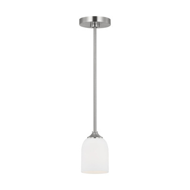 Mini Pendants Glass Down by Generation Lighting ( 1 | GLP1021BS Emile ) 