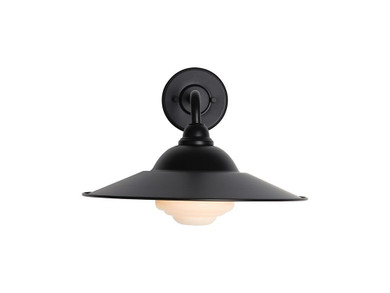 Exterior Wall Mount by Golden ( 62 | 5096-OWL15 BLK-BLK-WB Croma ) 