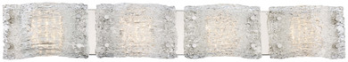 Bathroom Fixtures Four Lights by George Kovacs ( 42 | P5284-077-L Forest Ice ) 