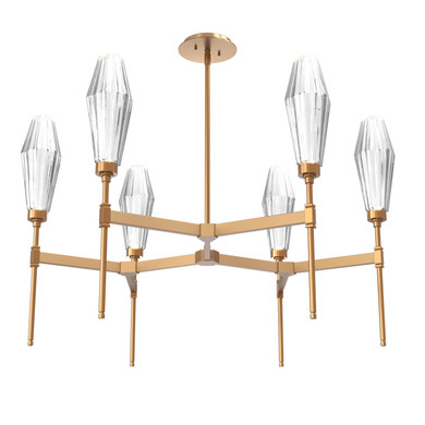 Mid. Chandeliers Glass Up by Hammerton Studio ( 404 | CHB0049-37-NB-RC-001-L3 Aalto ) 