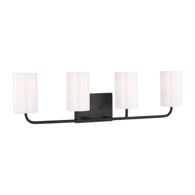 Bathroom Fixtures Four Lights by Generation Lighting ( 1 | GLV1004MBK Rhett ) 