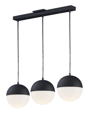 Linear/Island 3 Light Bar by ET2 ( 86 | E20363-92BK Half Moon ) 