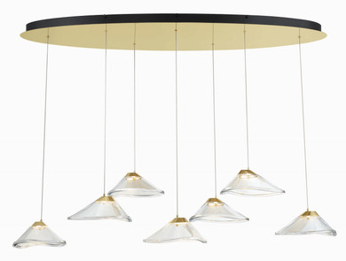 Linear/Island 4 Light + by George Kovacs ( 42 | P5402-718-L Sneer ) 