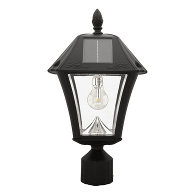 Exterior Solar by Gama Sonic ( 156 | 105B033 Baytown II Bulb Solar Lamp Series ) 