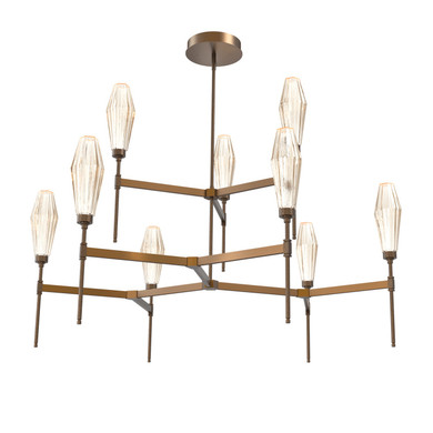 Large Chandeliers Glass Shade by Hammerton Studio ( 404 | CHB0049-54-FB-RA-001-L3 Aalto ) 