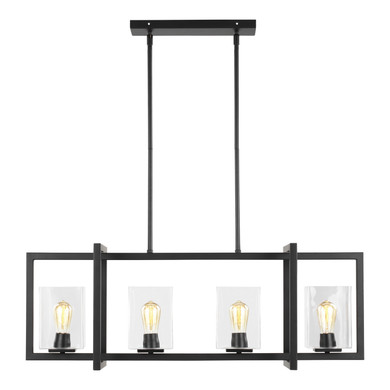 Linear/Island 4 Light + by Generation Lighting ( 1 | 6641504-112 Mitte ) 