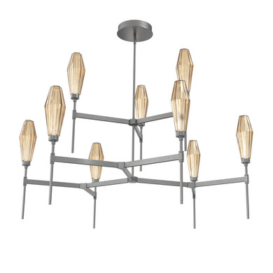 Large Chandeliers Glass Shade by Hammerton Studio ( 404 | CHB0049-54-GP-RB-001-L3 Aalto ) 