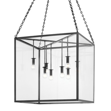 Foyer/Hall Lanterns Glass w/Frame by Hudson Valley ( 70 | 4124-AI Catskill ) 