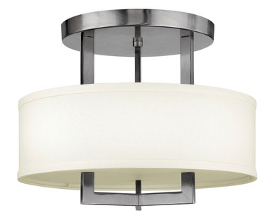 Semi-Flush Mts. Drum Shade by Hinkley ( 13 | 3200AN Hampton ) 