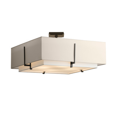 Semi-Flush Mts. Drum Shade by Hubbardton Forge ( 39 | 126513-SKT-14-SF2012-SE2401 Exos ) 