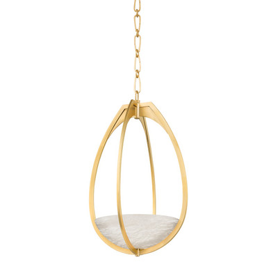 Foyer/Hall Lanterns Glass w/Frame by Hudson Valley ( 70 | 4313-AGB Lloyd ) 