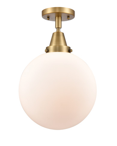 Flush Mounts Glass Down by Innovations ( 405 | 447-1C-BB-G201-10-LED Caden ) 