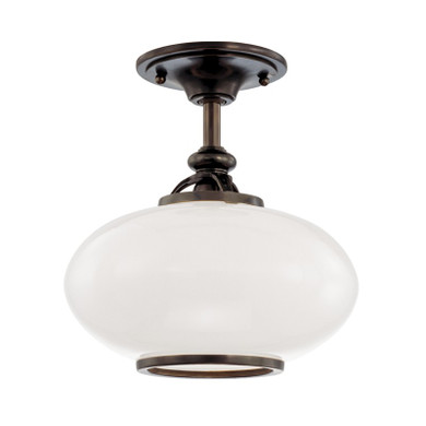 Semi-Flush Mts. Glass Down by Hudson Valley ( 70 | 9812F-OB Canton ) 