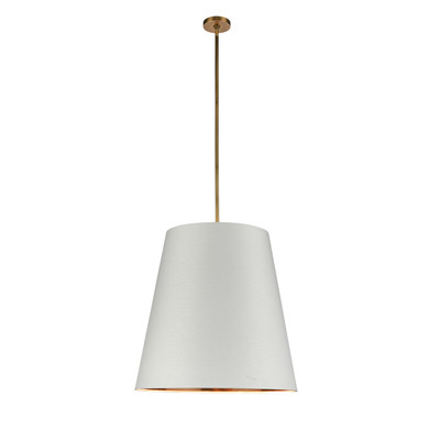 Pendants Fabric Shade by Alora ( 452 | PD311025VBWG Calor ) 