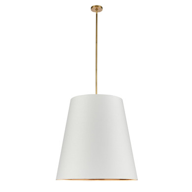 Pendants Fabric Shade by Alora ( 452 | PD311030VBWG Calor ) 