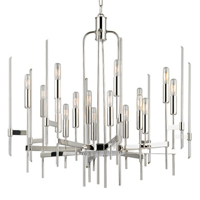 Mid. Chandeliers Candle by Hudson Valley ( 70 | 9916-PN Bari ) 