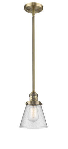 Mini Pendants Glass Down by Innovations ( 405 | 201S-BB-G64-LED Franklin Restoration ) 