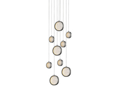Large Chandeliers Glass Shade by Avenue Lighting ( 192 | HF5019-PN Bottega ) 