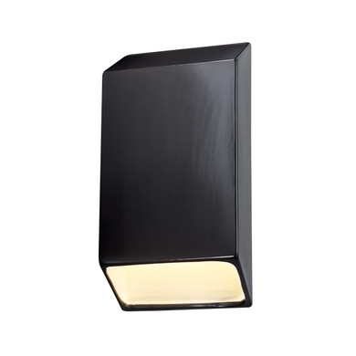 Exterior Wall Mt./Flush by Justice Designs ( 102 | CER-5870W-BKMT Ambiance ) 
