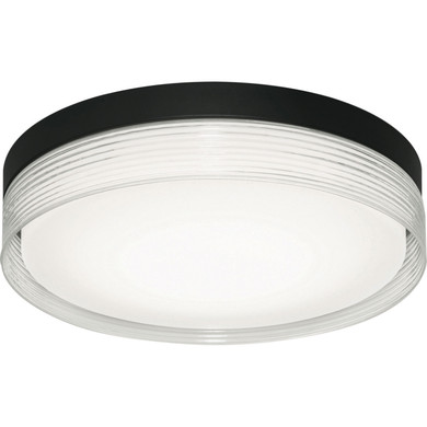 Flush Mounts Glass Down by AFX Lighting ( 162 | TRBF15LAJD1BK Tribeca ) 