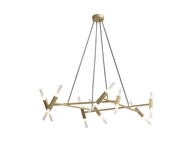 Large Chandeliers Glass Shade by Avenue Lighting ( 192 | HF6016-BB Manhattan Ave. ) 