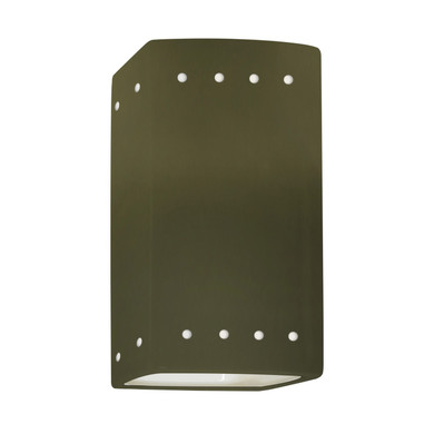Exterior Wall Mt./Flush by Justice Designs ( 102 | CER-0925W-MGRN Ambiance ) 