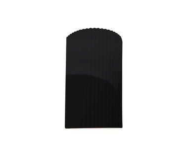 Exterior Wall Mt./Flush by Justice Designs ( 102 | CER-5740W-BLK Ambiance ) 