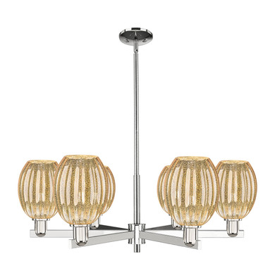 Mid. Chandeliers Glass Up by Innovations ( 405 | 716-6CR-PN-G459-6ME Arcadia ) 