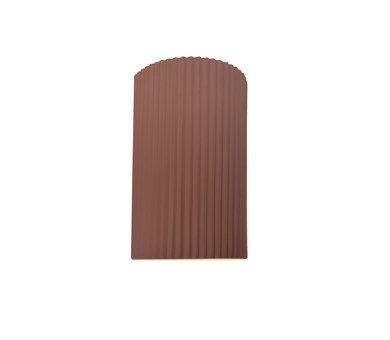 Exterior Wall Mt./Flush by Justice Designs ( 102 | CER-5740W-CLAY Ambiance ) 