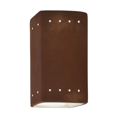 Exterior Wall Mt./Flush by Justice Designs ( 102 | CER-0925W-RRST Ambiance ) 