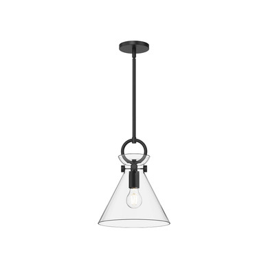 Mini Pendants Glass Down by Alora ( 452 | PD412511MBCL Emerson ) 