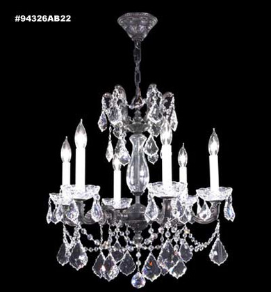 Mid. Chandeliers Candle by James R. Moder ( 64 | 94326AB22 Madrid Cast Brass ) 