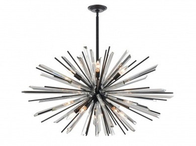 Large Chandeliers Starburst by Avenue Lighting ( 192 | HF8203-BK Palisades Ave. ) 