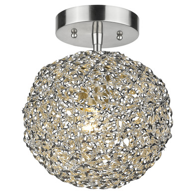 Semi-Flush Mts. Glass Down by Acclaim Lighting ( 106 | BW6031 Snow ) 