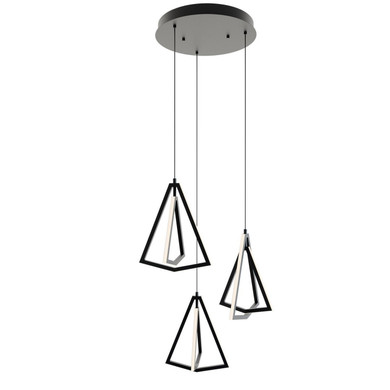 Mid. Chandeliers Multi-Port/Cascade by AFX Lighting ( 162 | GNAP15L30D1BKRND3 Gianna ) 