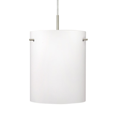 Mini Pendants Glass Down by Besa ( 74 | 1JT-400607-LED-SN Besa Tamburo 8 Pendant ) 